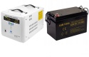Sinus Pro 1500E + Akumulator 100Ah Zestaw awaryjny