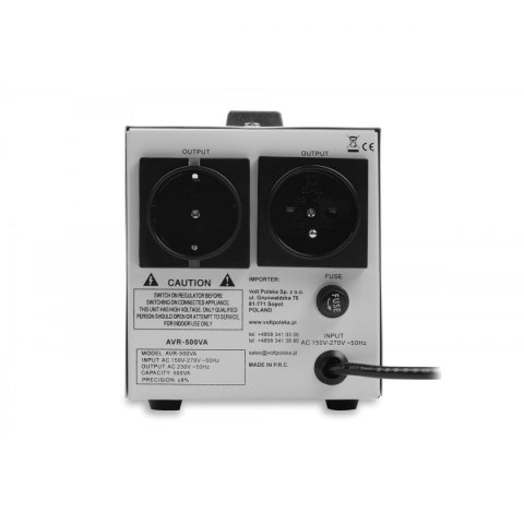 Stabilizator napięcia prąd AVR 500 VA VOLT POLSKA