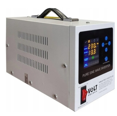 ZESTAW ZASILANIA AWARYJNEGO SINUS PRO 1100E PLUS (700/1100W) + LiFePO4 12,8V 100Ah(150A)