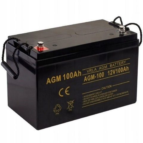 Zasilacz Sinus Pro 1000E + Akumulator 100Ah Zestaw Awaryjny UPS