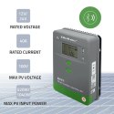 Qoltec Solarny regulator ładowania MPPT z czujnikiem temperatury 40A |12V / 24V | LCD | 2 x USB | Bluetooth | APP | GEL | LiFePO
