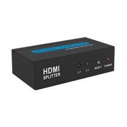 Qoltec Aktywny rozdzielacz Splitter HDMI 1x2 v.1.3b