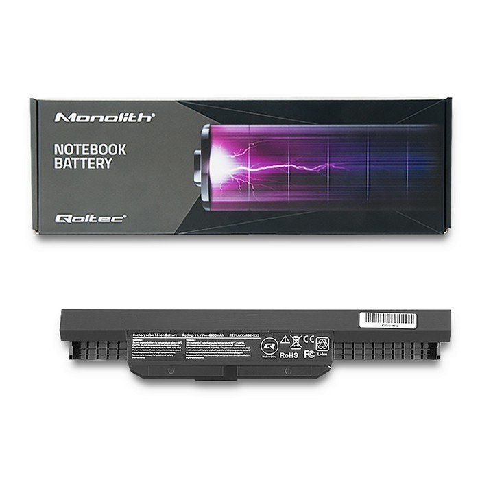 Qoltec Bateria do Asus K53S | X53S | 6600mAh | 10.8-11.1V