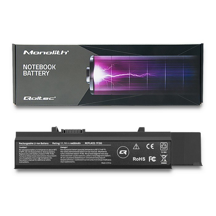 Qoltec Bateria do Dell Vostro 3500 | 4400mAh | 10.8-11.1V