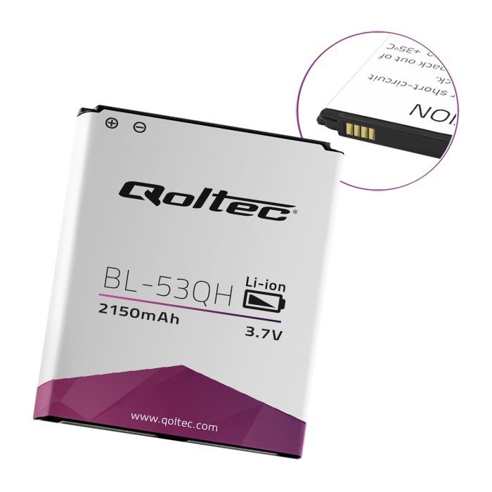 Qoltec Bateria do LG Optimus BL-53QH | P880 | L9 | 2150mA