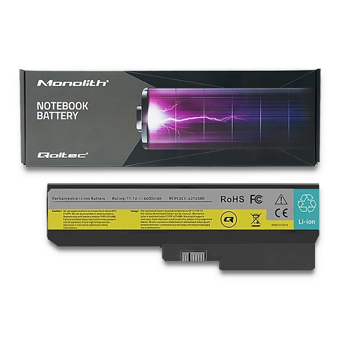 Qoltec Bateria do Lenovo G530 | G550 | 4400mA | 10.8-11.1V