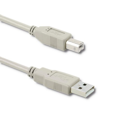 Qoltec Kabel USB 2.0 do drukarki A męski | B męski | 1.8m