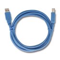 Qoltec Kabel USB 3.0 do drukarki A męski | B męski | 2m