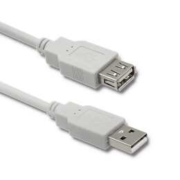 Qoltec Kabel przedłużacz USB A męski | USB A żeński | 3m
