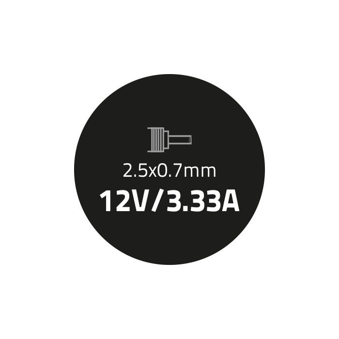 Qoltec Zasilacz do ultrabooka Samsung 40W | 12V | 3.33A | 2.5*0.7
