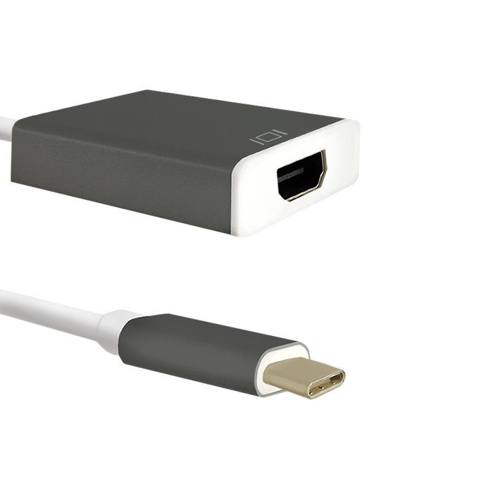 Qoltec Adapter USB 3.1 Typ C męski | HDMI A żeński