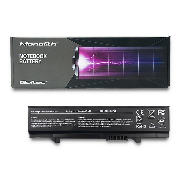 Qoltec Bateria do Dell Latitude E5400 | 4400mAh | 10.8-11.1V