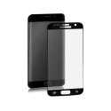Qoltec Hartowane szkło ochronne PREMIUM do Samsung Galaxy S7 | PEŁNE | CZARNE