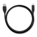 Qoltec Kabel USB 3.1 typ C męski | USB 3.0 A męski | 1m