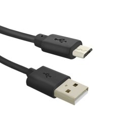 Qoltec Kabel USB A męski | micro USB B męski | 5P | 0.5m