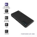 Qoltec Power Bank Slim 10000 | Li-polimerowa | LCD | czarny