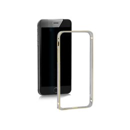 Qoltec Ramka ochronna na Apple iPhone 5/5s | szara | aluminiowa
