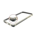Qoltec Ramka ochronna na Apple iPhone 6 | czarna | aluminiowa