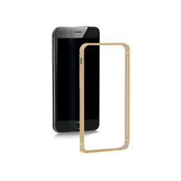 Qoltec Ramka ochronna na Samsung Galaxy S5 | złota | aluminiowa