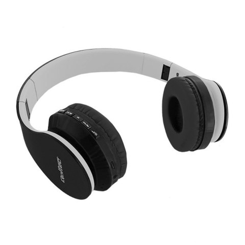 Qoltec Słuchawki bezprzewodowe BT nauszne z mikrofonem | mp3 | Czarne